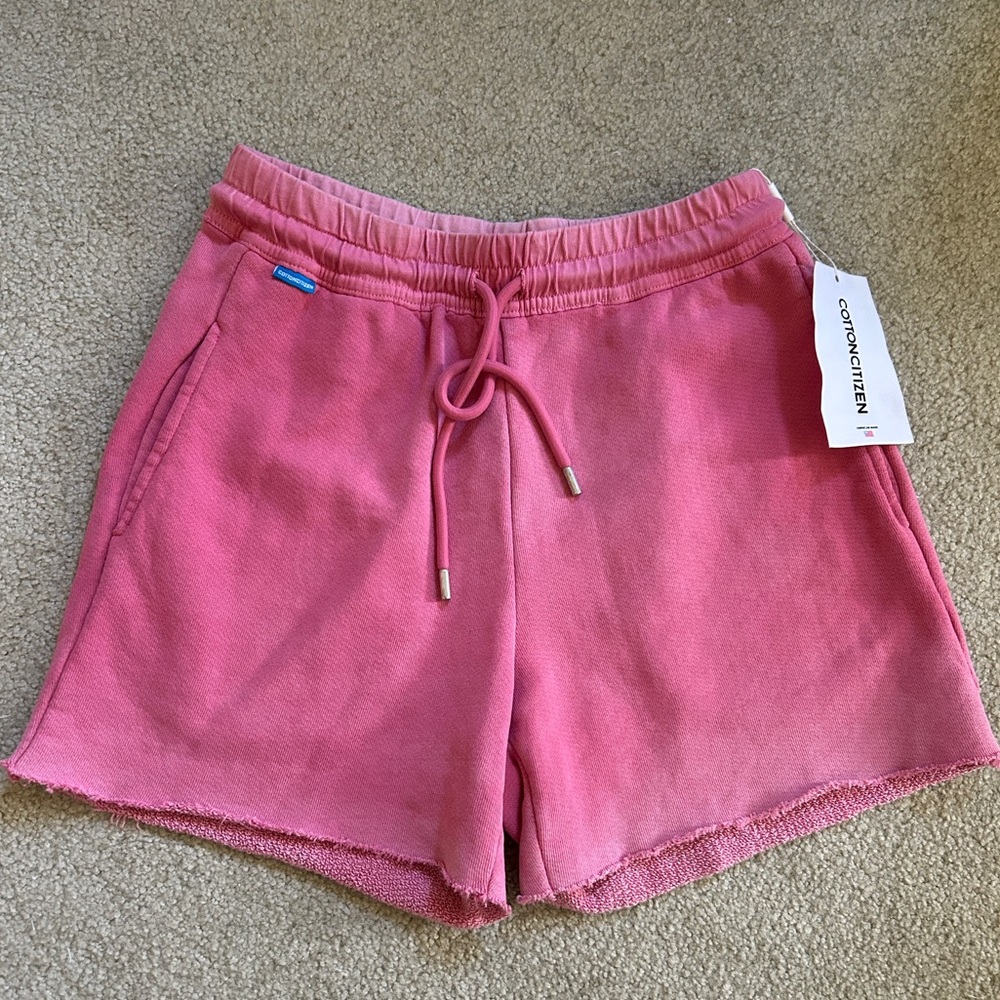 NWT Cotton Citizen Boston Shorts Vintage Azalea Pink Sz S